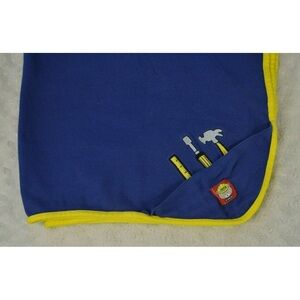Stanley Tools Bear Baby Blanket Blue Yellow Hammer Screwdriver Ruler RN 110761